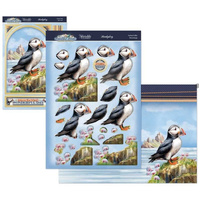 Hunkydory Crafts Beautiful Birds Deco-Large Set - Perfect Puffin