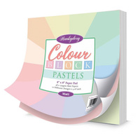 Hunkydory Crafts Colour Block Paper Pad - Pastels - Matt