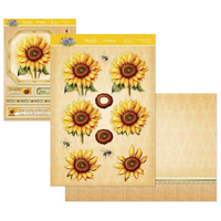 Hunkydory Crafts In Full Bloom Deco-Large Set - Sunflower Season