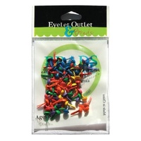 Eyelet Outlet Round Brads 4mm 70/Pkg Summer