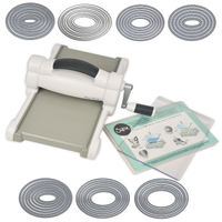 Sizzix Big Shot with Scrap Dragon Nesting Oval Die Set