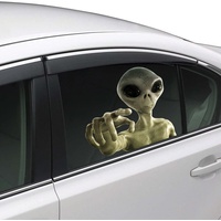 Joy Riders Car Window Cling Alien