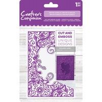 Crafter's Companion Cut and Emboss Folder 4.25 x 5.5 Petite Florals