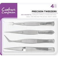 Crafter's Companion Precision Tweezers 4pk