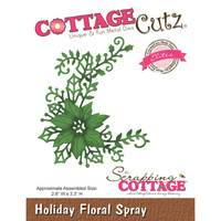 Cottage Cutz Die Holiday Floral Spray CCE174