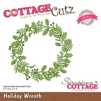 Cottage Cutz Die Holiday Wreath 