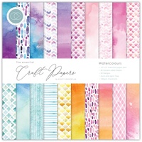 Craft Consortium Double-Sided Paper Pad 12X12 30/Pkg Watercolours