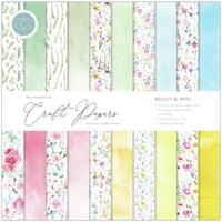 Craft Consortium Double-Sided Paper Pad 12X12 30/Pkg Bloom & Wild