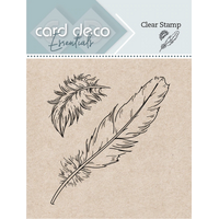 Card Deco Essentials - Clear Stamps - Feathers