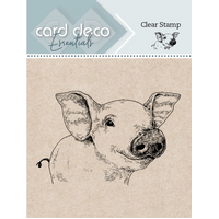 Card Deco Essentials - Clear Stamps - Pig