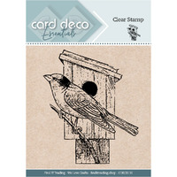 Card Deco Essentials - Clear Stamps - Vintage Birds - Birdhouse - CDECS138