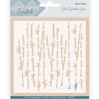 Card Deco Essentials Stencil Bamboo Grass 5x5 inch