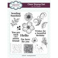 Creative Expressions Clear Stamp - 6in x 8in - Sending Sunshine - CEC1071