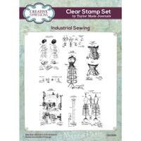 Creative Expressions Industrial Sewing by Taylor Made Journals - 6in x 8in Clear Stamp - CEC1091