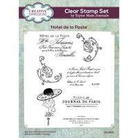 Creative Expressions Hotel de la Poste by Taylor Made Journals - 6in x 8in Clear Stamp - CEC1093