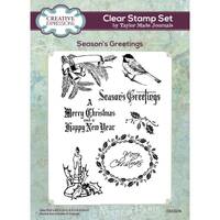 Creative Expressions Seasons Greetings by Taylor Made Journals - 6in x 8in Clear Stamp - CEC1105