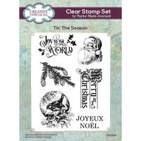 Creative Expressions Tis The Season by Taylor Made Journals - 6in x 8in Clear Stamp - CEC1106
