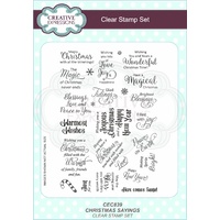 Creative Expressions Stamps Christmas Sayings CEC839