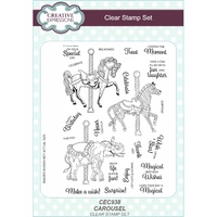 Sue Wilson Stamps Carousel CEC938