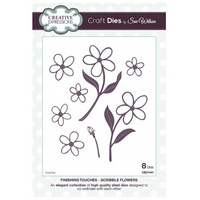 Sue Wilson Dies Finishing Touches Scribble Flowers Die CED1441 