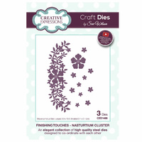 Sue Wilson Dies Finishing Touches Nasturtium Cluster Die CED1488