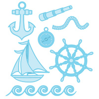Sue Wilson Dies Fillables Nautical Accessories Die CED21004
