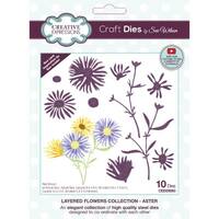 Sue Wilson Dies Layered Flowers Collection - Aster - CED25063