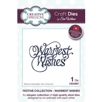Sue Wilson Dies Festive Collection Warmest Wishes CED3067 