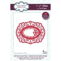 Sue Wilson Dies Festive Collection Snowflake Filigree Frame CED3078 