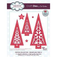 Sue Wilson Dies Snowflake Tree-O CED3267