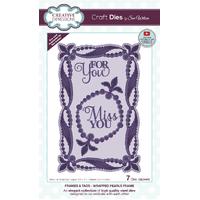 Creative Expressions Sue Wilson Frames and Tags Wrapped Pearl Frame Craft Die CED4470