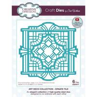 Sue Wilson Dies Art Deco Collection - Ornate Tile - CED4477