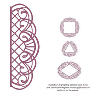 Sue Wilson Dies Configurations Scalloped Petite Adornment Die CED6303 