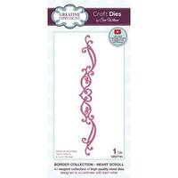 Creative Expressions Sue Wilson Border Collection Heart Scroll CED7151