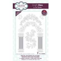 Sue Wilson Dies Special Occasion Wedding Arch And Columns CED9408