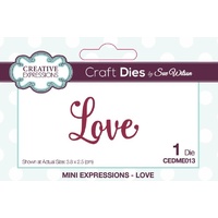 Sue Wilson Dies Festive Mini Expressions Love CEDME013