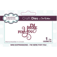 Sue Wilson Dies Mini Expressions I’m Here For You CEDME118