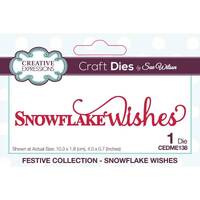 Creative Expressions Sue Wilson Festive Snowflake Wishes CEDME138