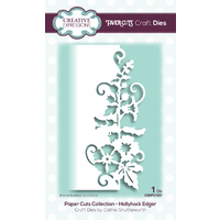 Paper Cuts Collection Die Hollyhock Edger CEDPC1057