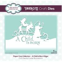 Paper Cuts A Child Is Born Edger Craft Die CEDPC1135