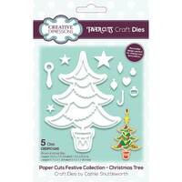 Creative Expressions Paper Cuts Festive Christmas Tree Craft Die CEDPC1245