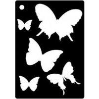 Creative Expressions Mini Stencil Butterfly Splash 