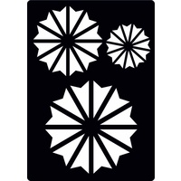 Creative Expressions Mini Stencil Ray of Light