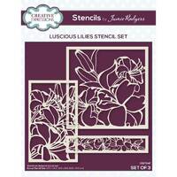 Creative Expressions Stencil Jamie Rodgers Luscious Lilies
