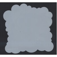 Craft Gecko 6x6 Stencil Border Edge Cloud 