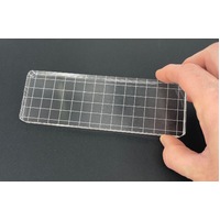 Acrylic Block 15cm x 5cm Stamp Block with Grid