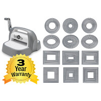 Cut n Go Pro Embossing Die Machine and Starter Nesting Die Bundle