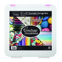 Couture Creations 12x13 inch Stackable Storage Box