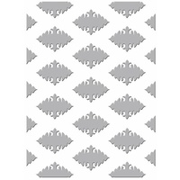 Couture Creations Embossing Folder 5x7 Gift Wrapping Ornate Diamonds 