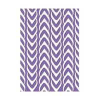 Couture Creations Embossing Folder 5x7 Harmony Collection Weaved 